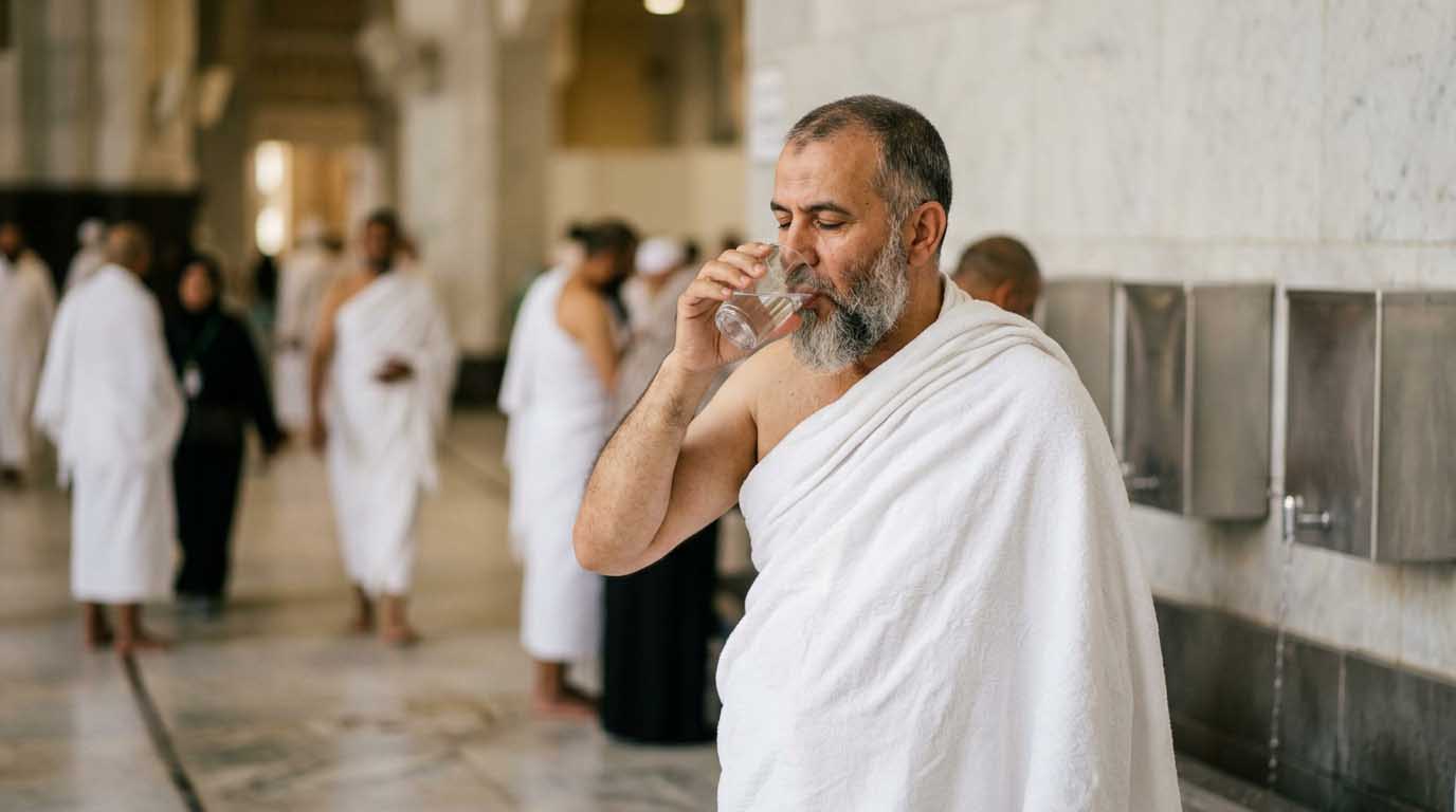 dua for drinking zamzam water during umrah pilgrimage