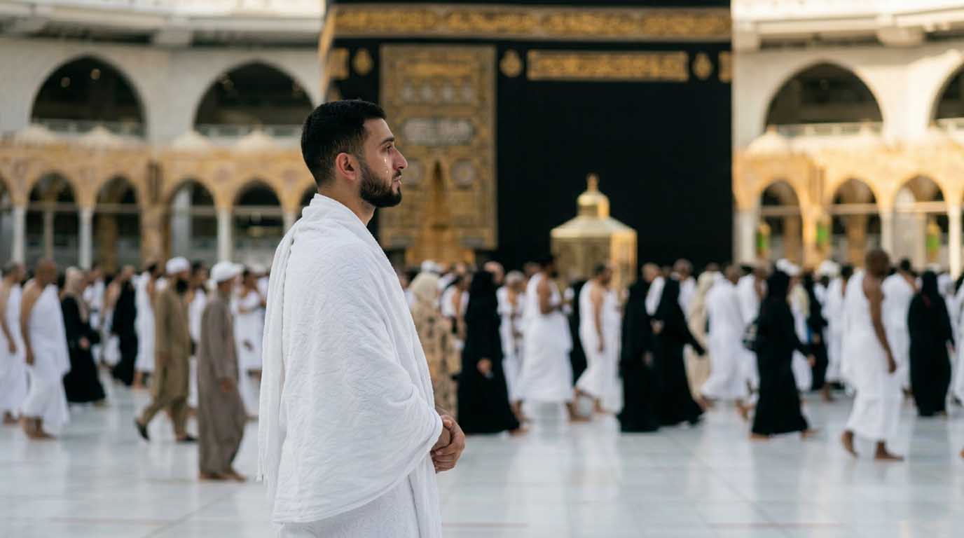 dua when first seeing kaaba during umrah emotional moment